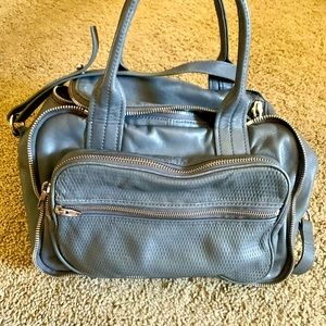 Alexander Wang Washed Leather Zipper Bag